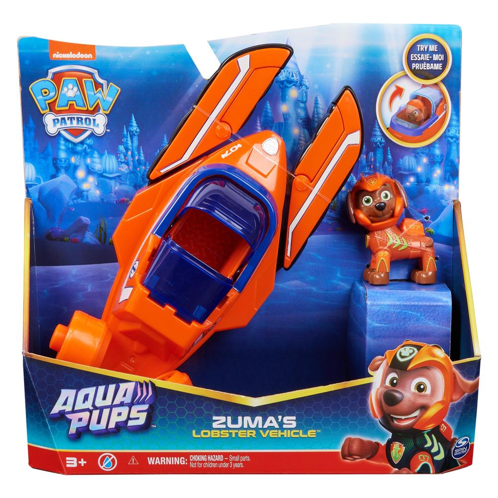 Foto 2 pulgar | Set de Juegos Spin Master Paw Patrol: Aqua Pups Zuma con Vehículo Acuático Langosta