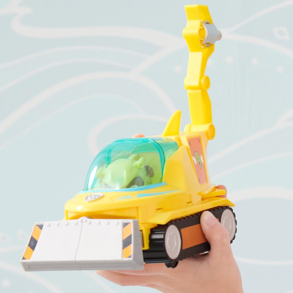 Foto 4 pulgar | Set de Juegos Spin Master Paw Patrol: Aqua Pups Rubble con Vehiculo Acuático Tiburon Martillo