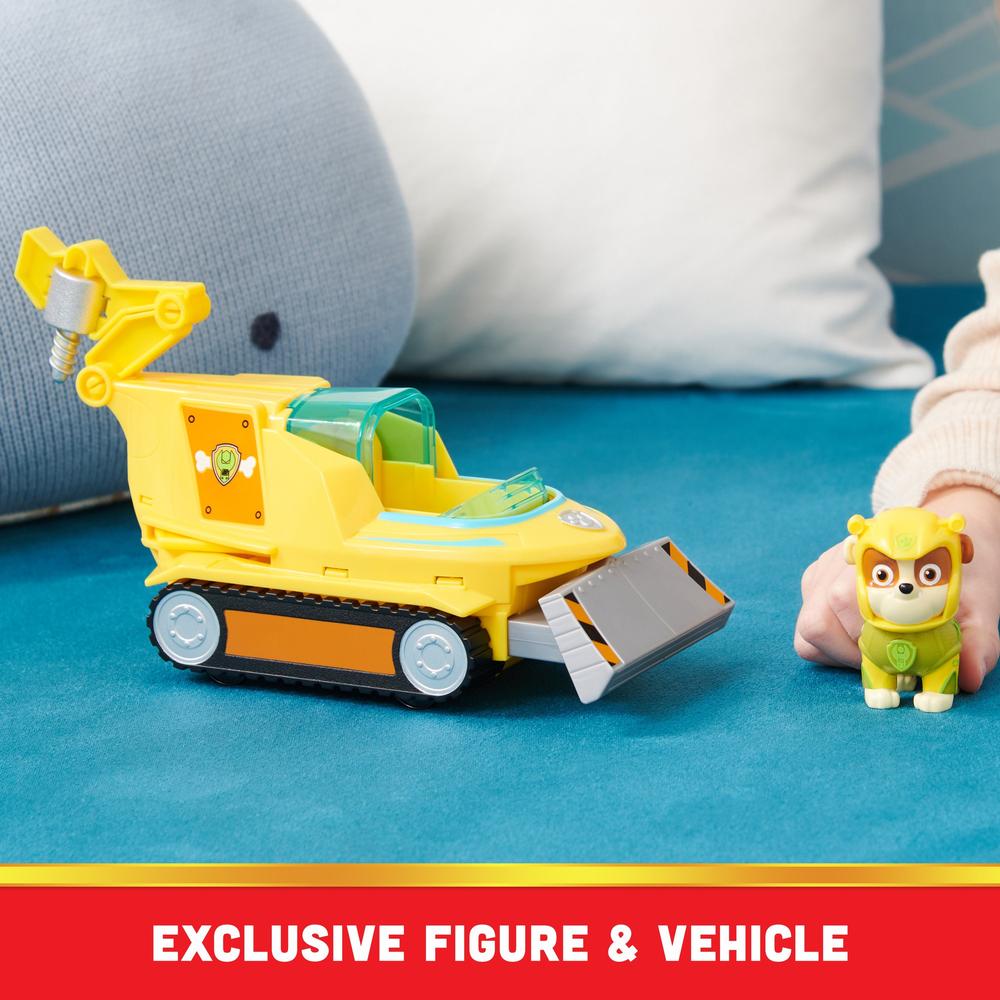 Foto 5 pulgar | Set de Juegos Spin Master Paw Patrol: Aqua Pups Rubble con Vehiculo Acuático Tiburon Martillo