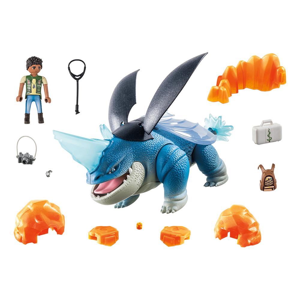 Foto 3 pulgar | Playmobil Dragons: The Nine Realms - Plowhorn Y Di Angelo