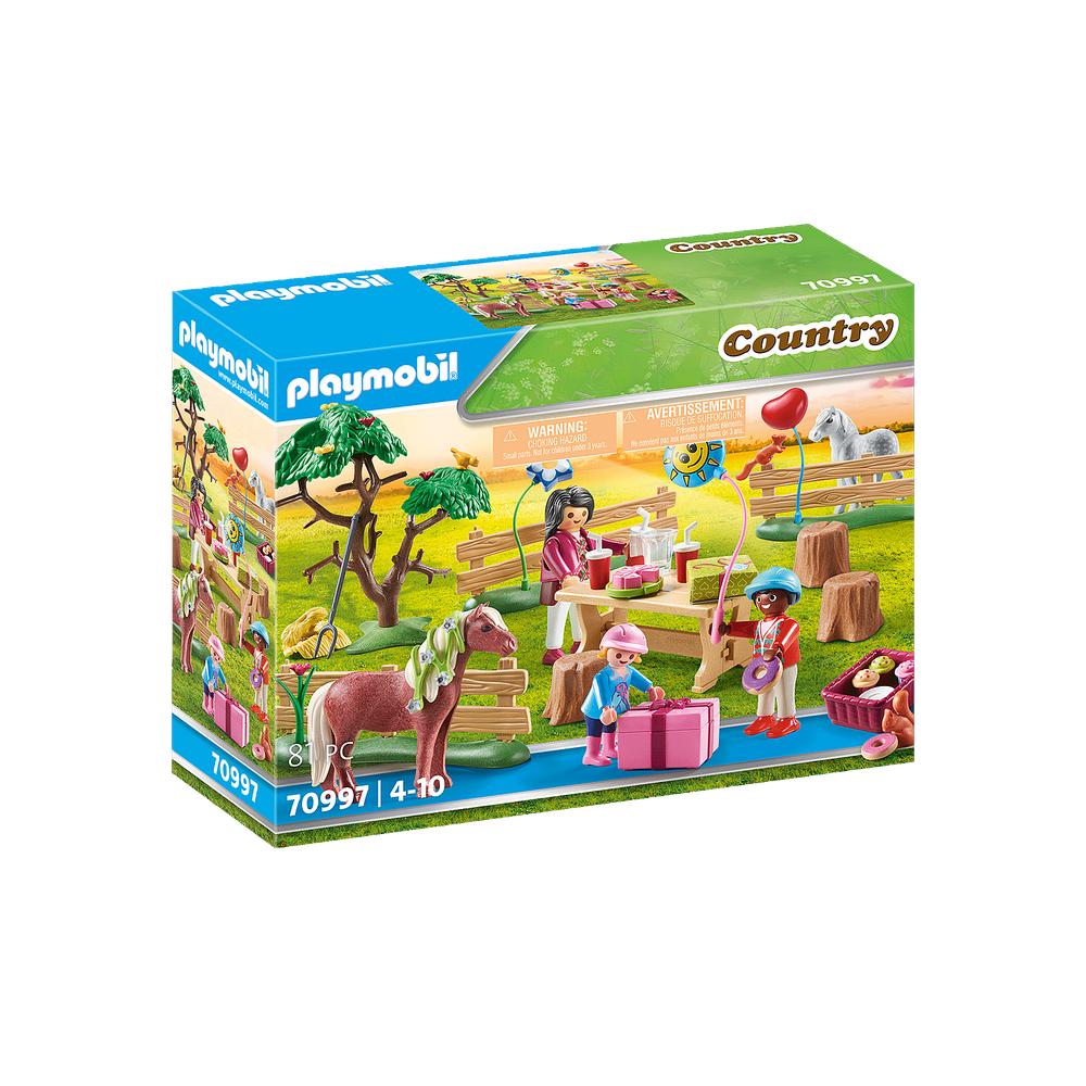 Playmobil Country: Fiesta de Cumpleaños de Pony