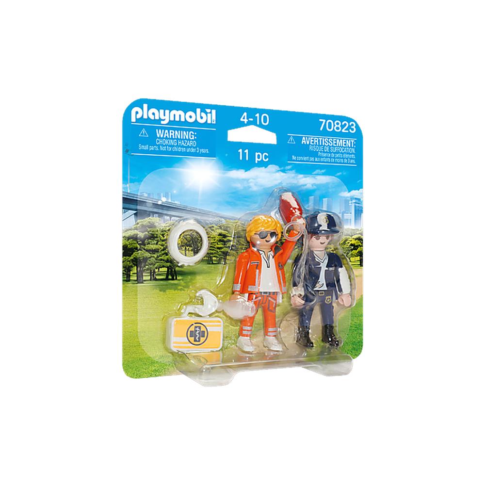 Playmobil Dúo Pack: Medico Y Oficial De Policía