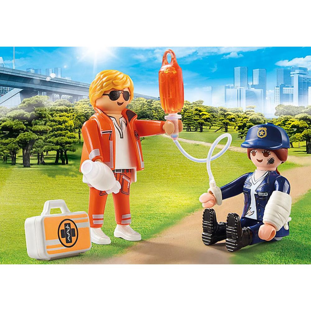 Foto 2 | Playmobil Dúo Pack: Medico Y Oficial De Policía