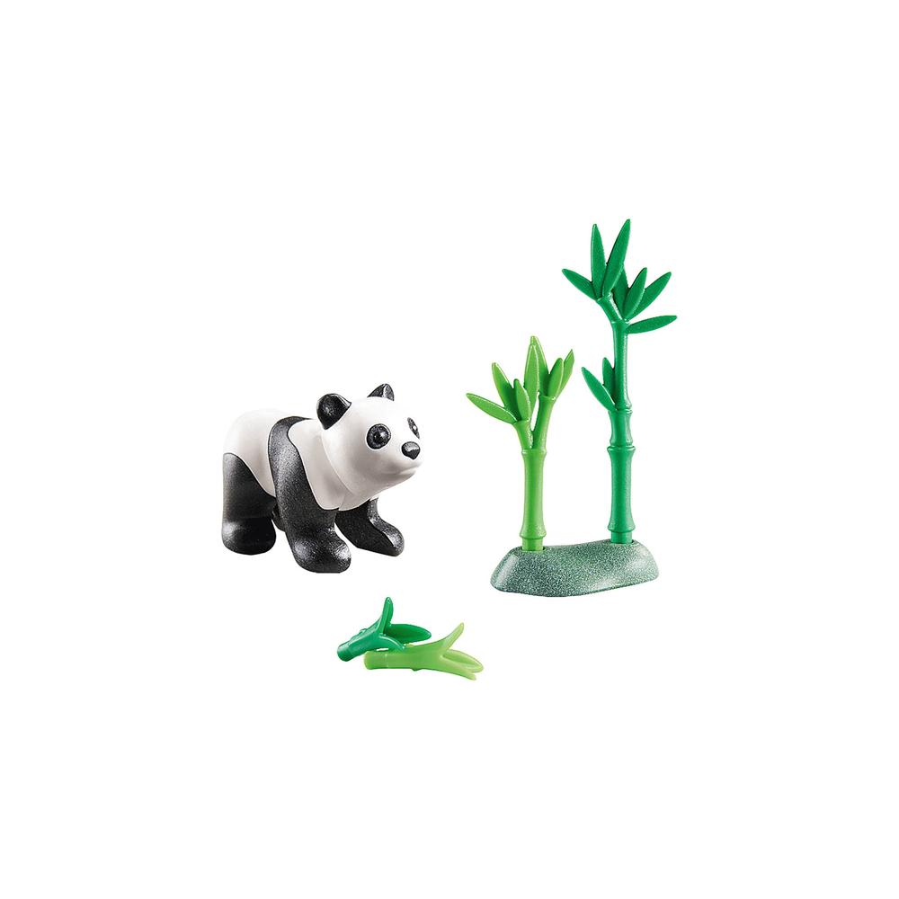 Figura Playmobil Wiltopia: Cría de Panda 7 Piezas