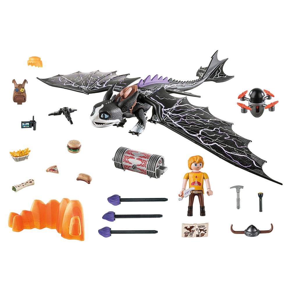 Figuras Playmobil Dragons: Los Nueve Reinos - Thunder y Tom 39 Piezas