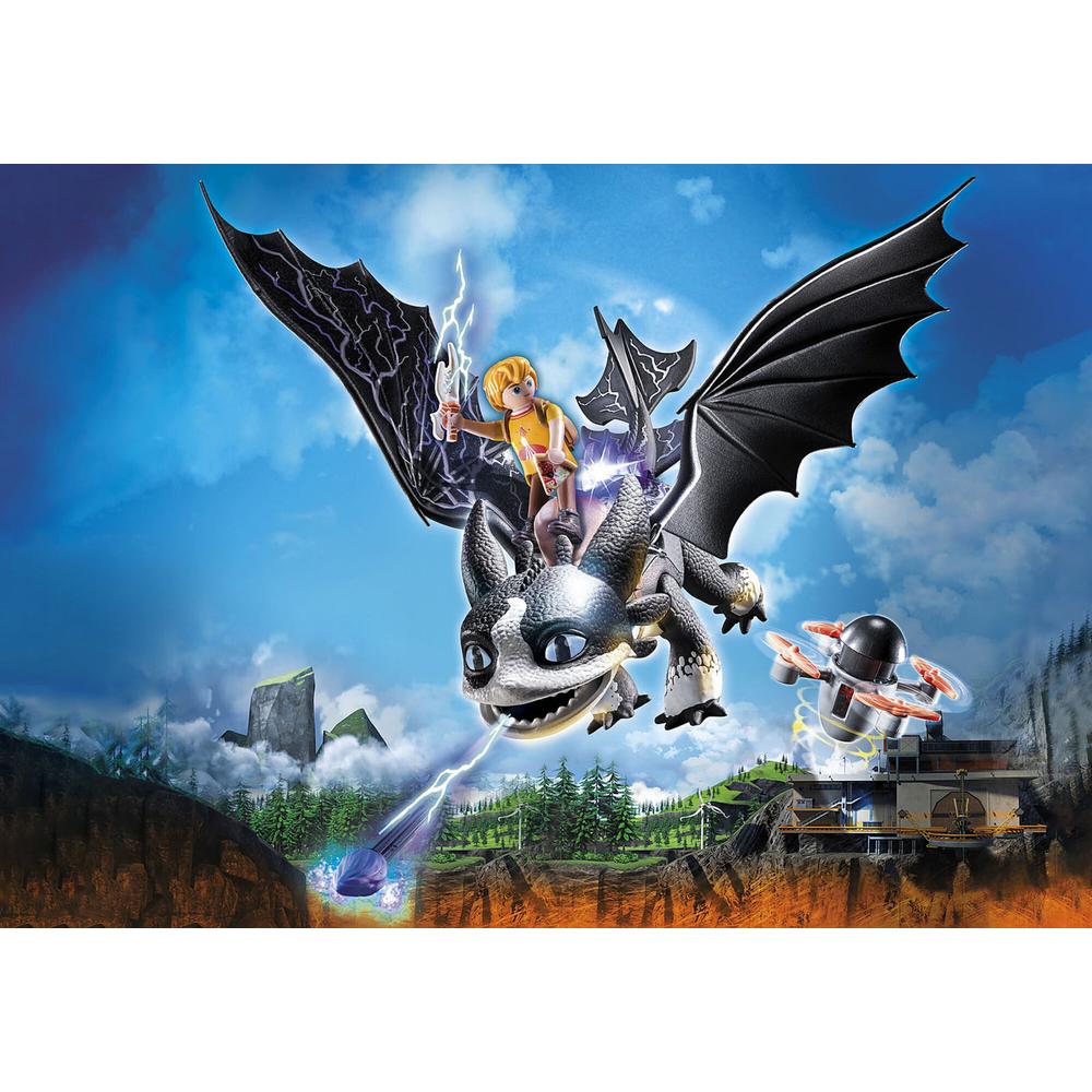 Foto 4 pulgar | Figuras Playmobil Dragons: Los Nueve Reinos - Thunder y Tom 39 Piezas