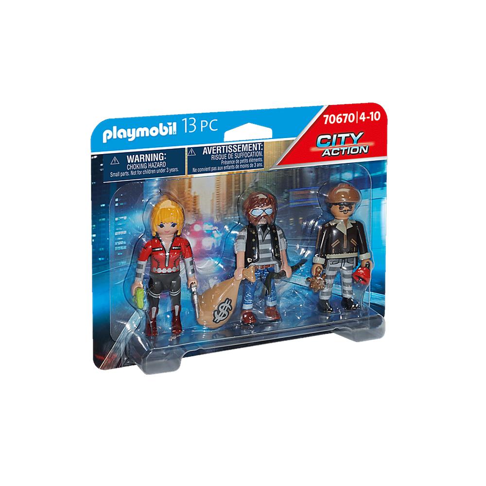 Foto 2 pulgar | Playmobil City Action: Set De Figuras De Ladrones