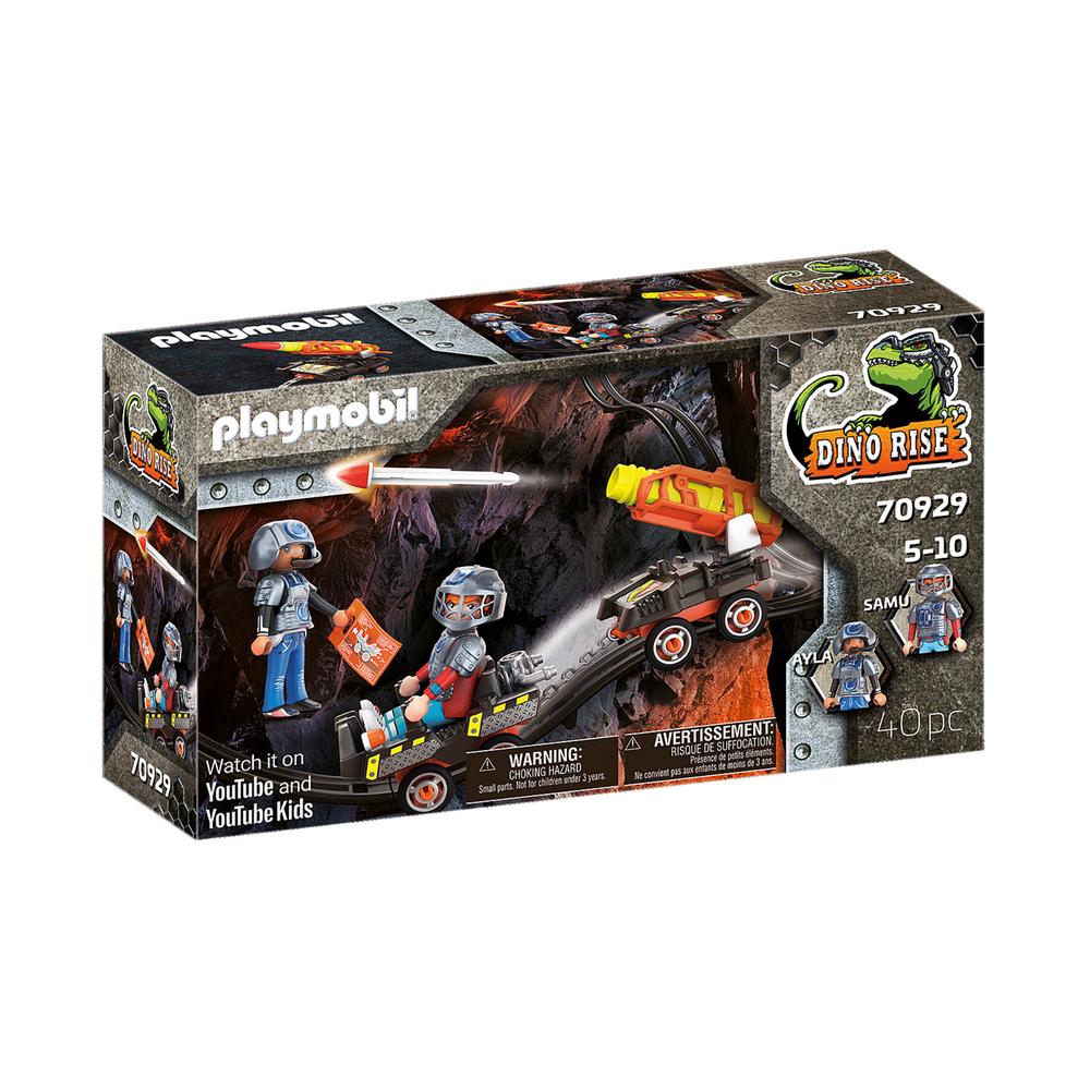 Playmobil Dino Rise: Mina Dino Carro De Cohetes