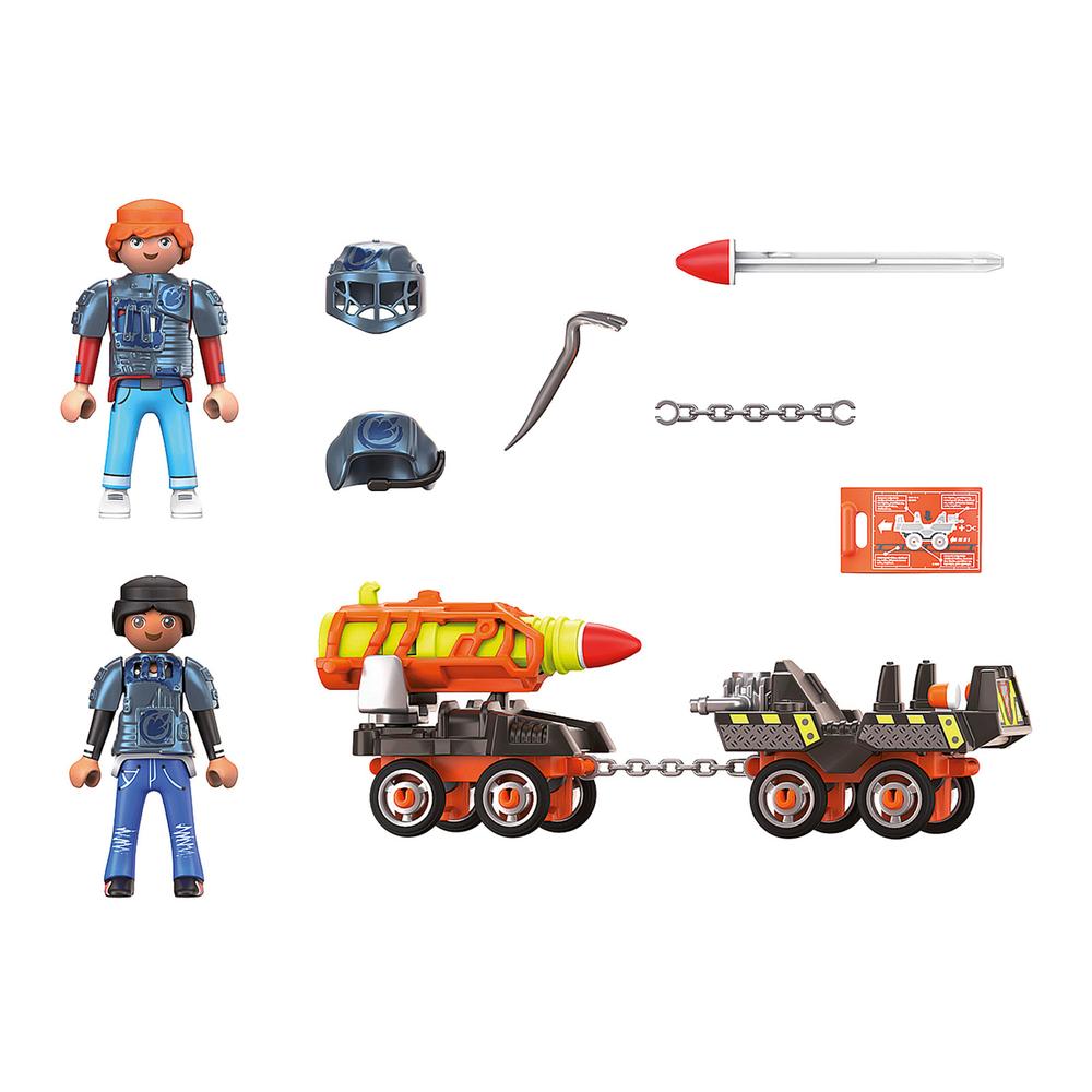 Foto 2 | Playmobil Dino Rise: Mina Dino Carro De Cohetes