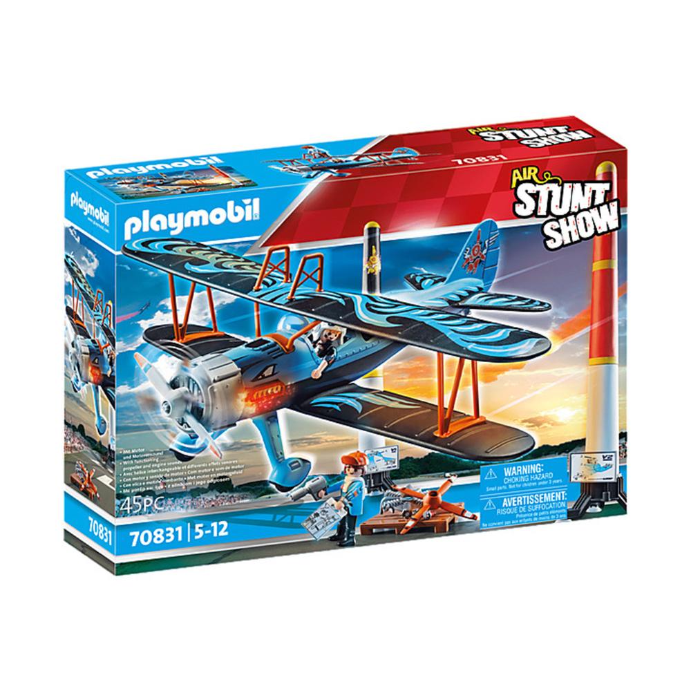 Playmobil Stunt Show: Espectáculo De Acrobacias Aéreas Biplano Phoenix