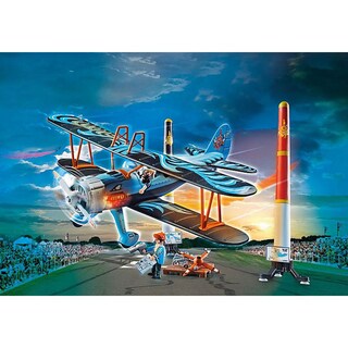 Foto 4 | Playmobil Stunt Show: Espectáculo De Acrobacias Aéreas Biplano Phoenix