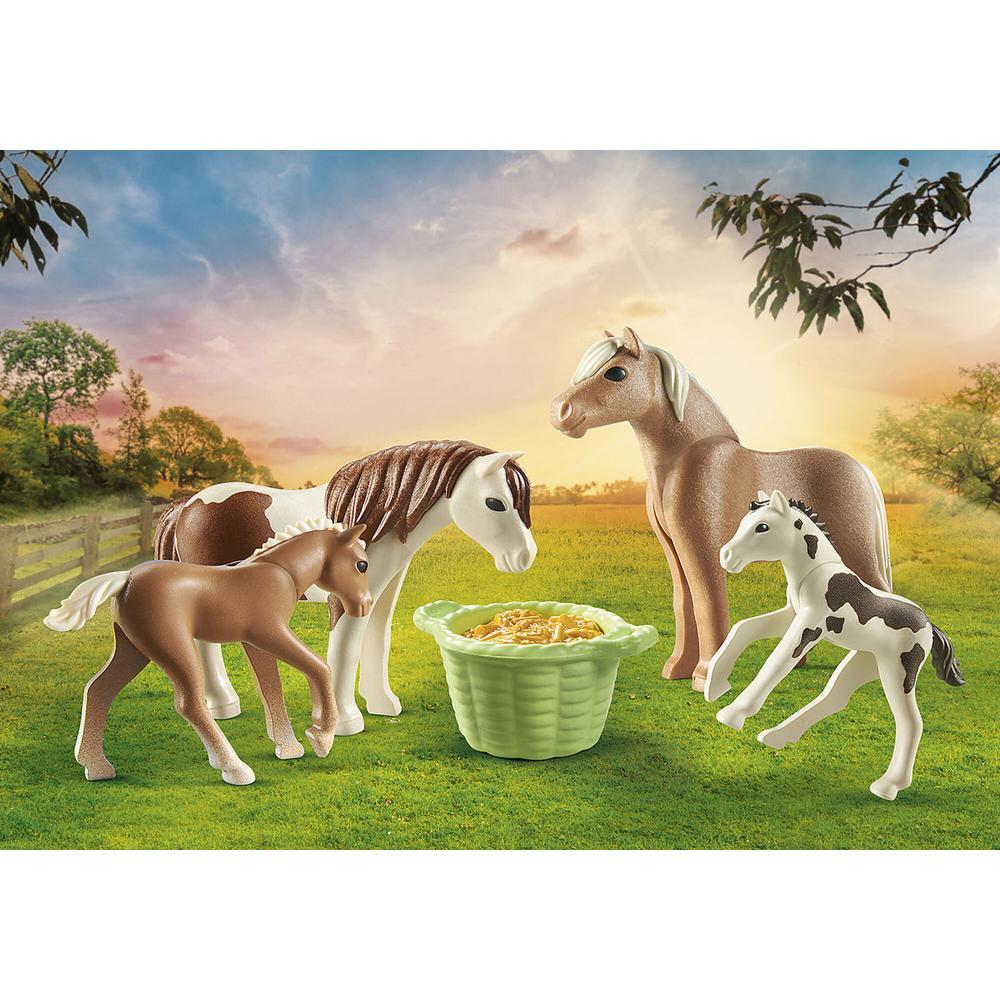 Foto 2 | Playmobil Country: Ponis Islandeses Con Potros