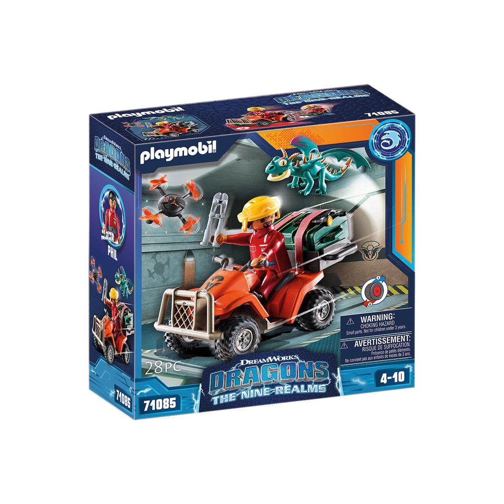 Foto 2 pulgar | Playmobil Dragones: Los Nueve Reinos - Icaris Quad Y Phil