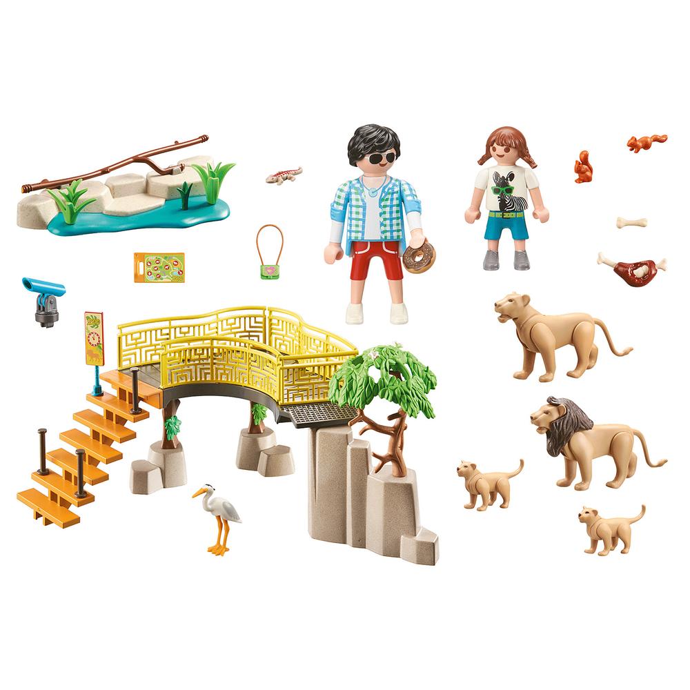 Foto 3 pulgar | Playmobil Family Fun: Recinto Para Leones Al Aire Libre