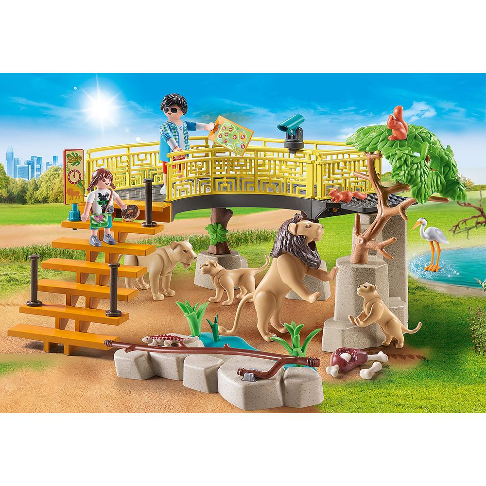 Foto 4 pulgar | Playmobil Family Fun: Recinto Para Leones Al Aire Libre