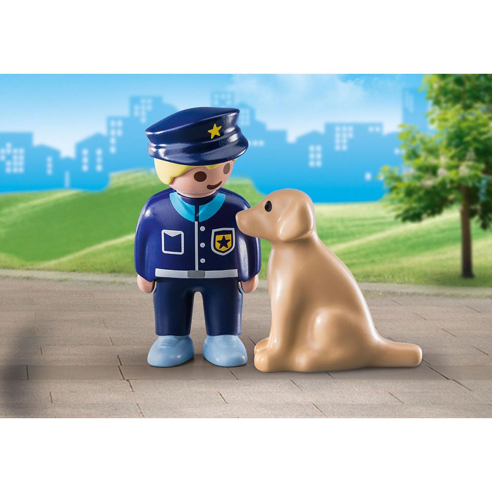 Foto 2 | Playmobil 123: - Policía Con Perro