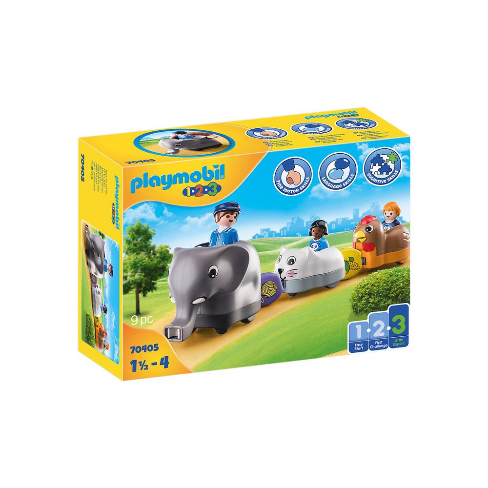 Foto 2 pulgar | Playmobil 123: Tren De Animales