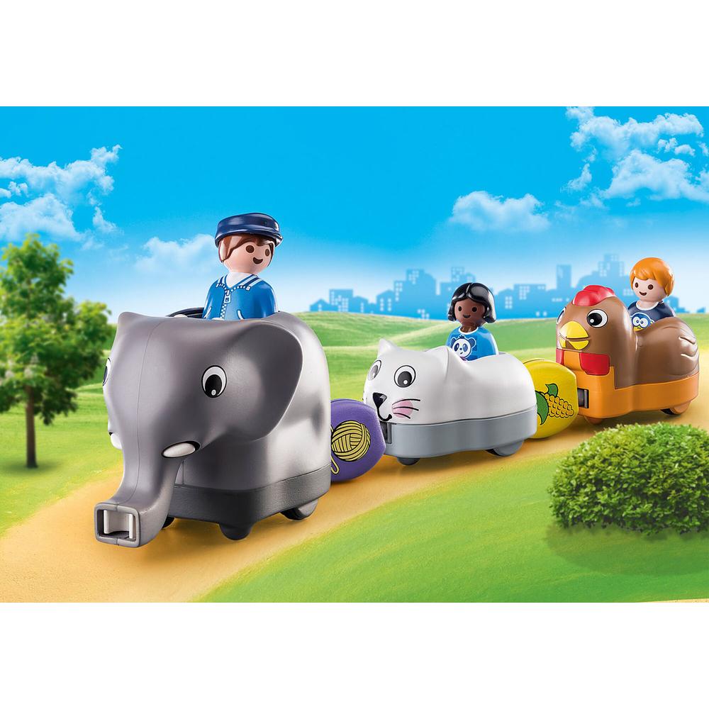 Foto 4 pulgar | Playmobil 123: Tren De Animales