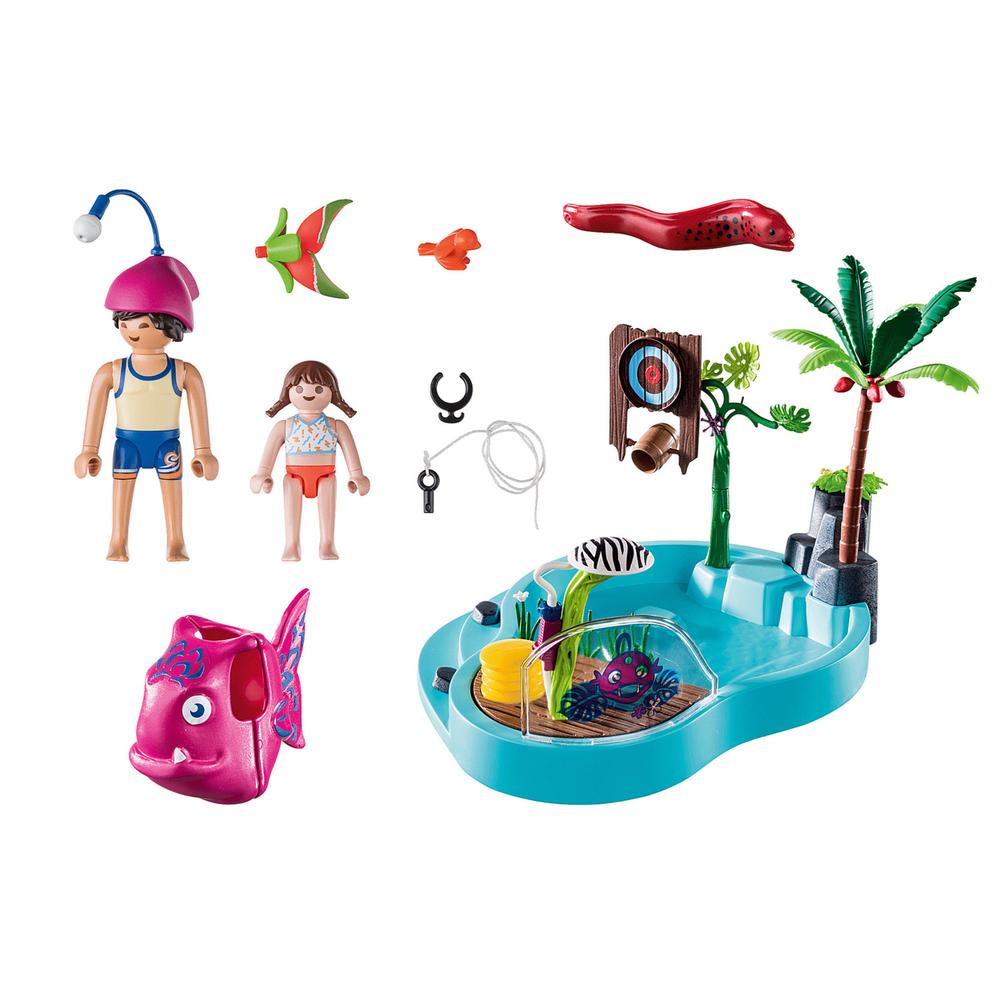 Foto 3 pulgar | Playmobil Family Fun: Piscina Divertida Con Rociador De Agua