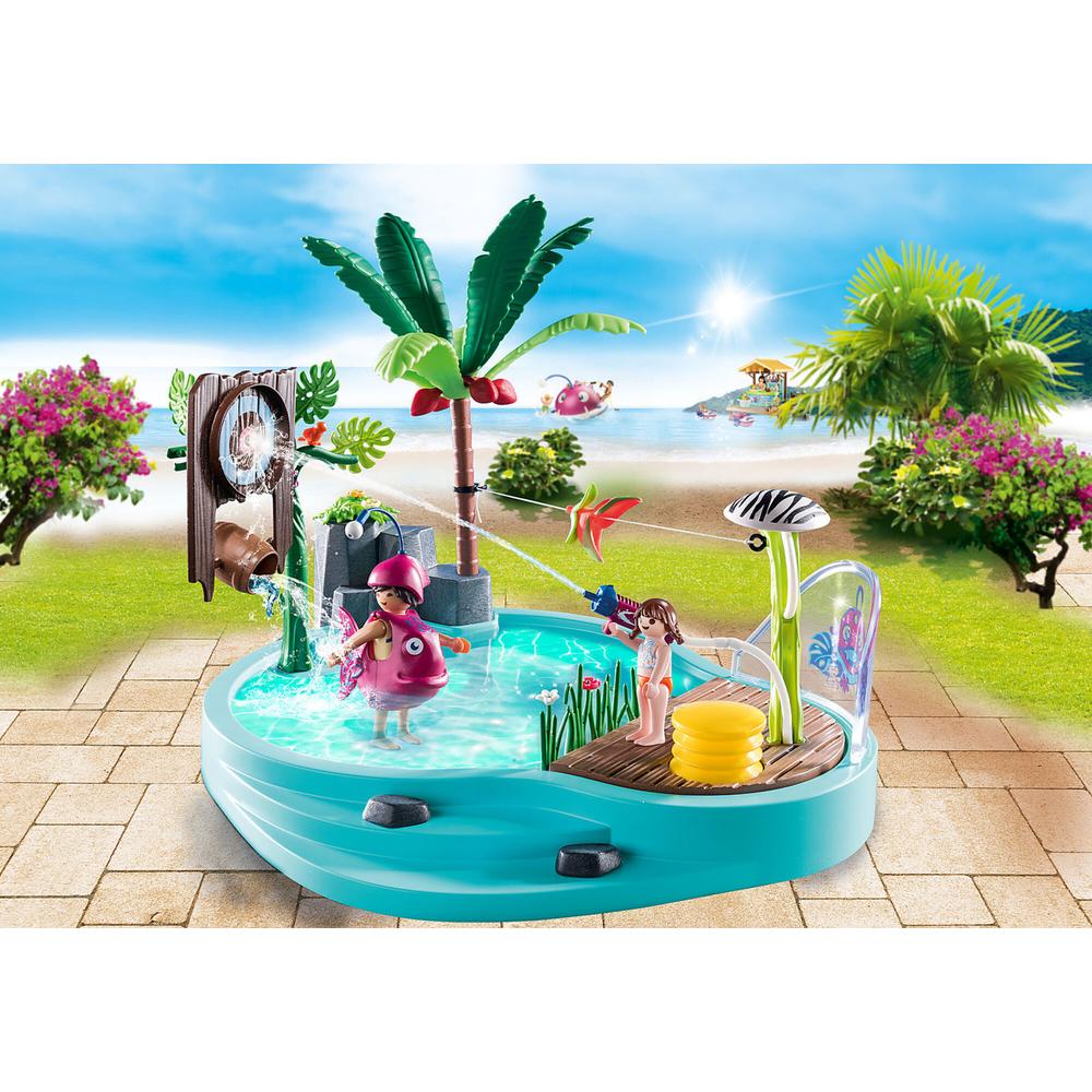 Foto 4 pulgar | Playmobil Family Fun: Piscina Divertida Con Rociador De Agua