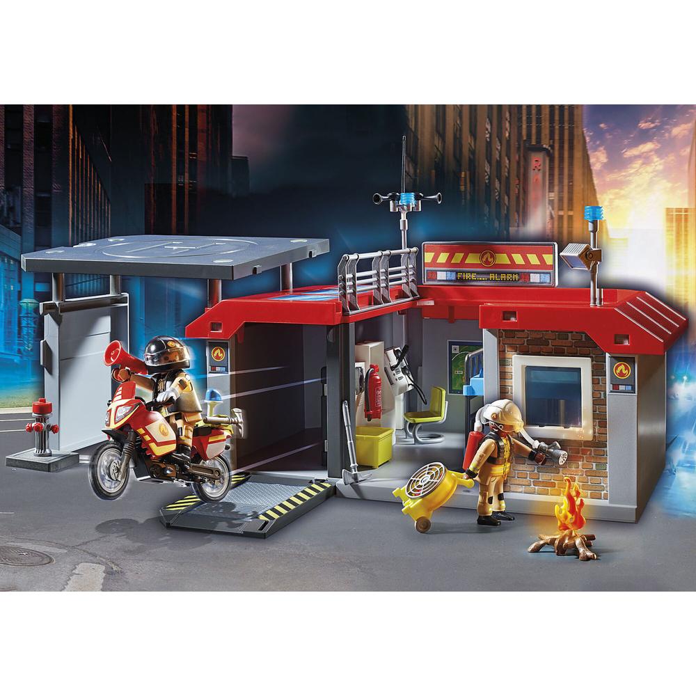 Foto 5 pulgar | Playmobil City Action: Parque De Bomberos