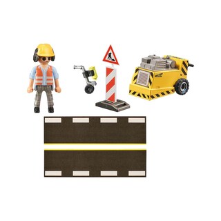 Foto 2 | Playmobil City Action: Trabajador De La Construcción Con Cortador De Bordes