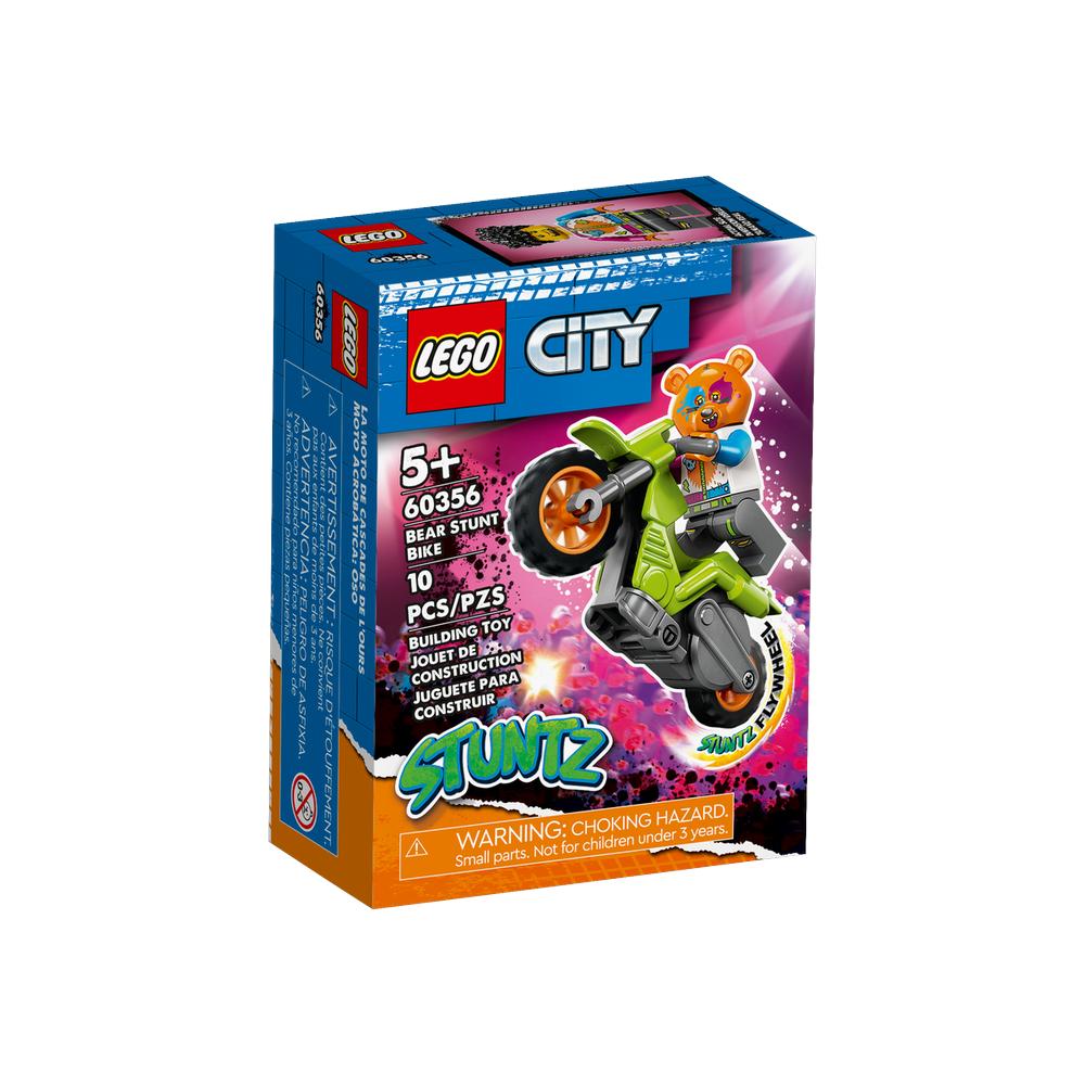 Lego City Stuntz Moto Acrobatica Oso 60356 de 10 Piezas