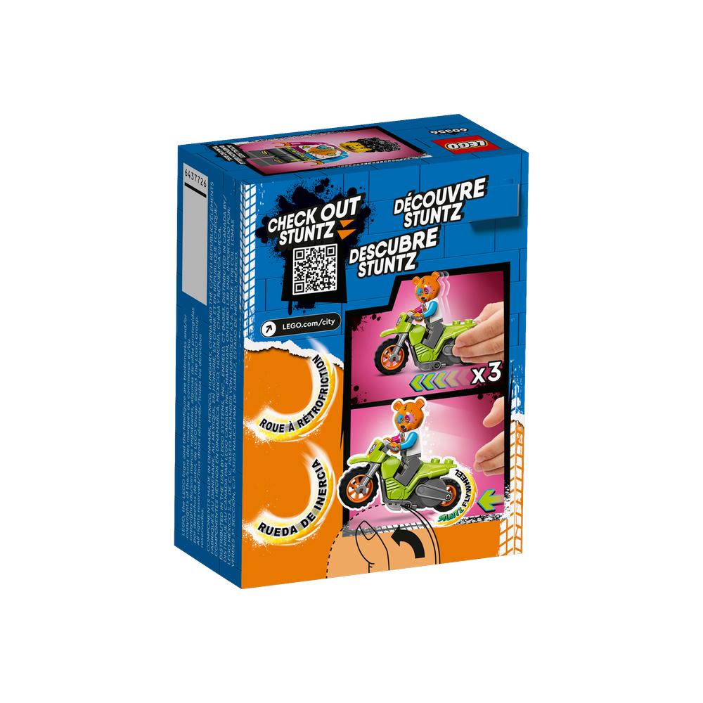 Foto 4 pulgar | Lego City Stuntz Moto Acrobatica Oso 60356 de 10 Piezas