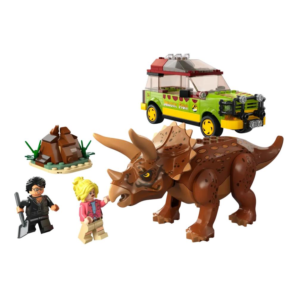 Foto 3 pulgar | Lego Jurassic World Analisis Del Triceratops 76959 de 281 Piezas