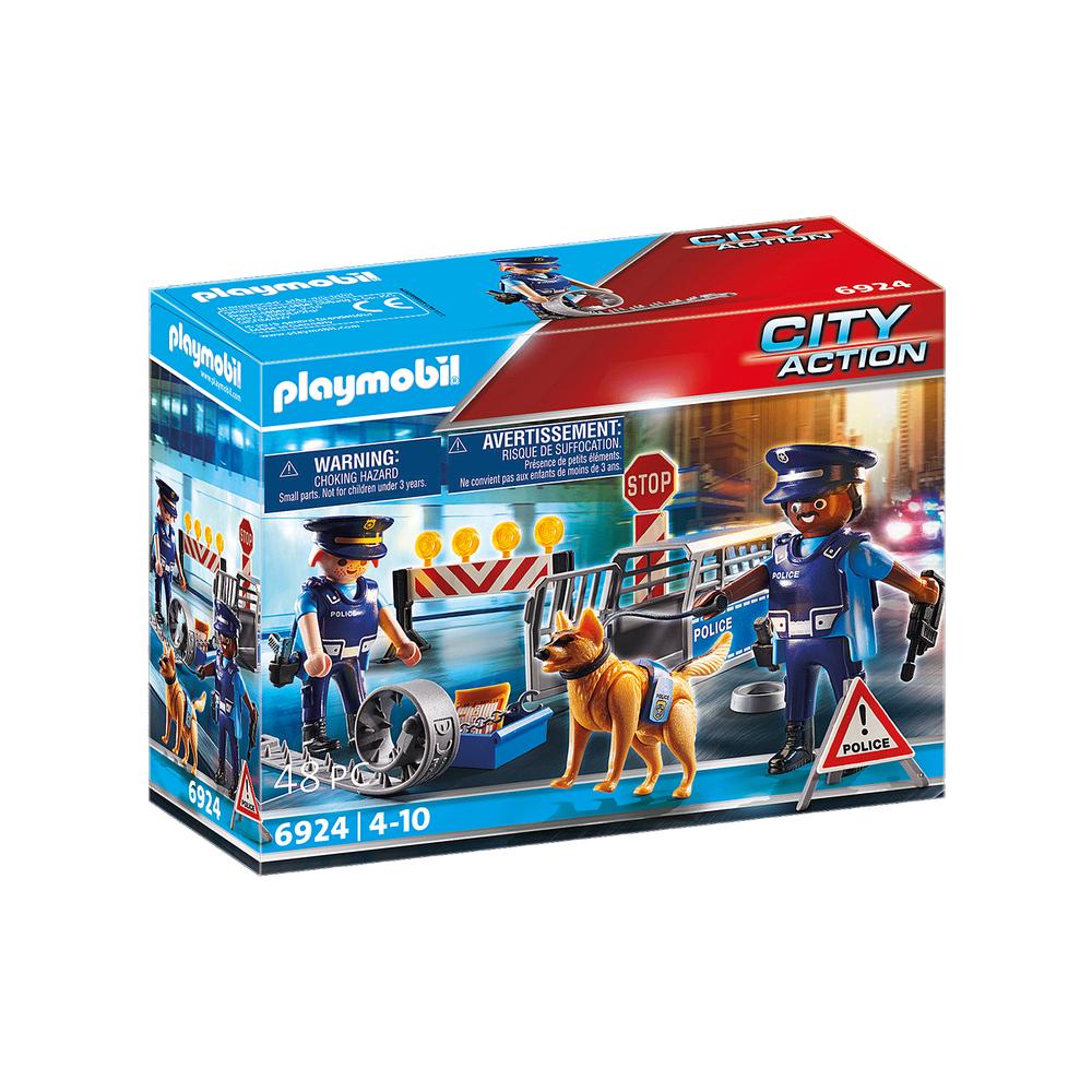 Set de Juegos Playmobil City Action: Control de Policía