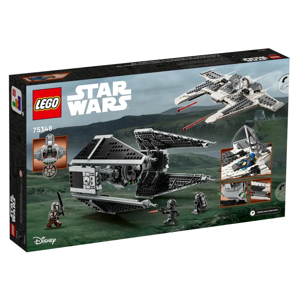 Set de Juegos Lego Star Wars Caza Colmillo Mandaloriano Vs Interceptor Tie