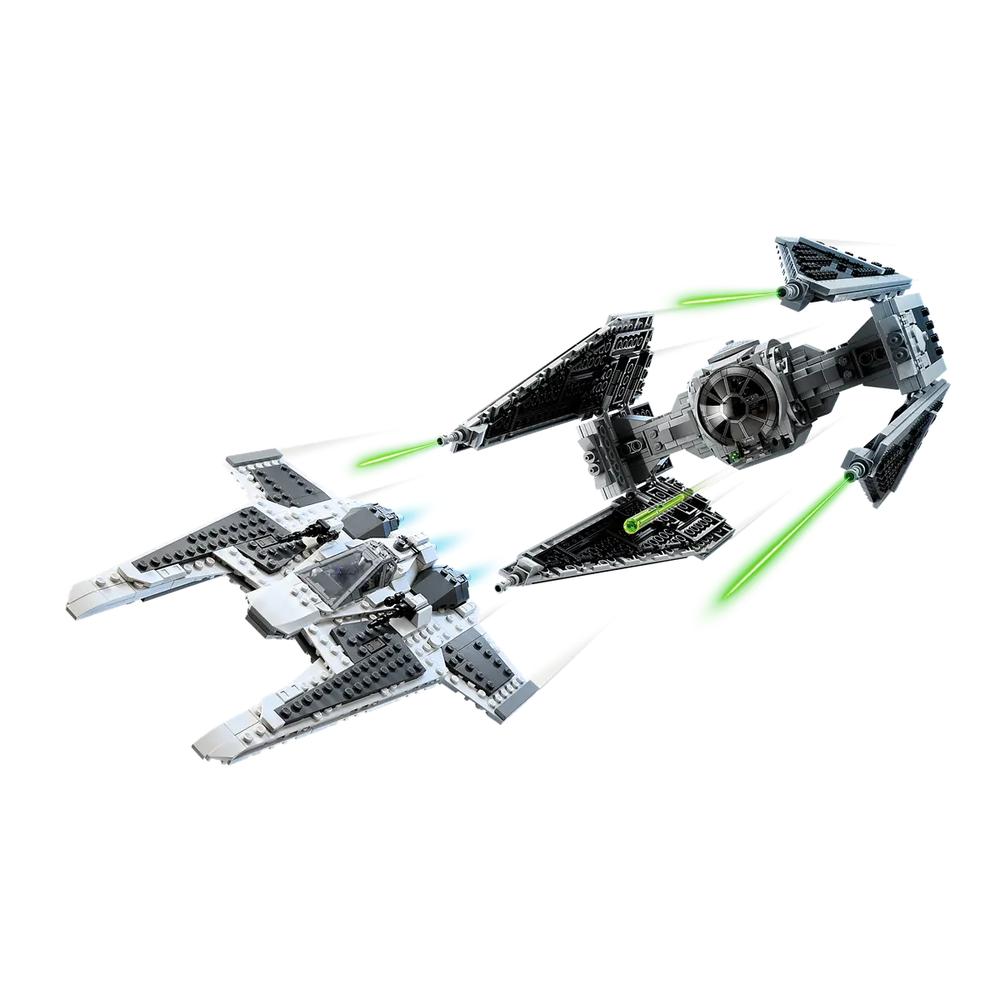 Foto 4 pulgar | Set de Juegos Lego Star Wars Caza Colmillo Mandaloriano Vs Interceptor Tie