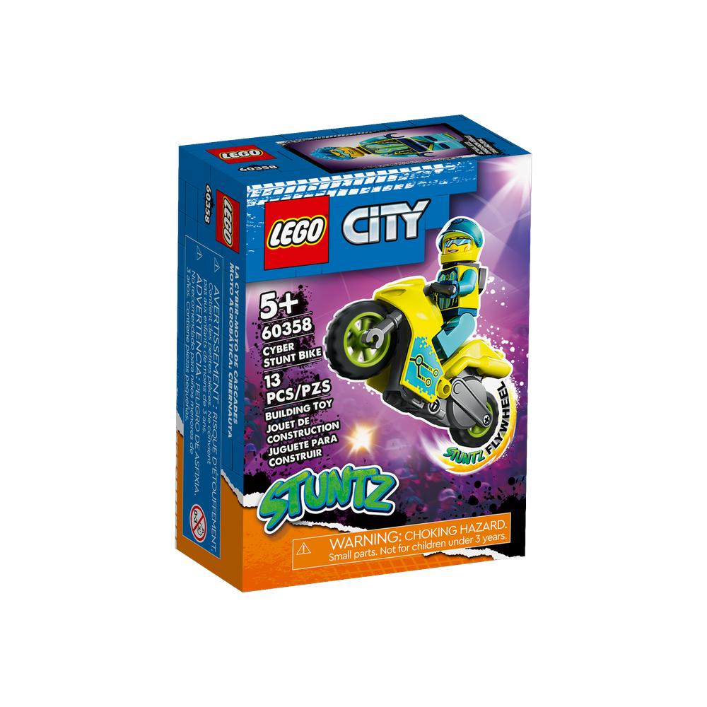 Set de Juegos Lego City Stuntz Moto Acrobática Cibernauta