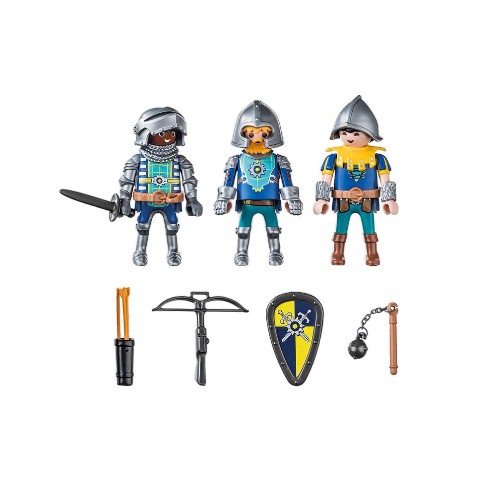 Foto 3 pulgar | Set de Juegos Playmobil Novelmore: Set de 3 Caballeros