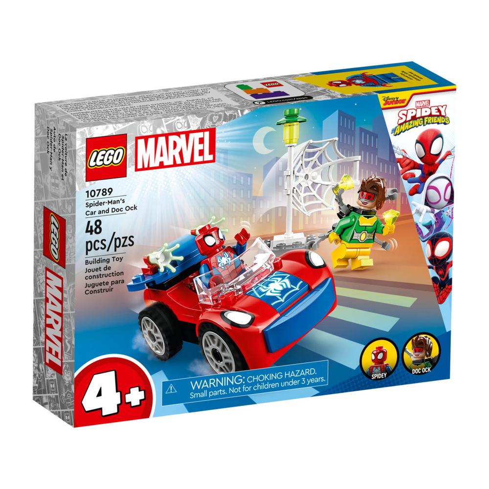 Foto 2 pulgar | Lego Marvel Spidey y su Superequipo Coche de Spiderman y Doc Ock