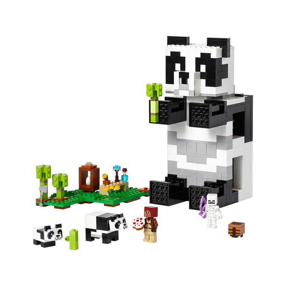 Foto 3 pulgar | Lego Minecraft El Refugio de los Pandas