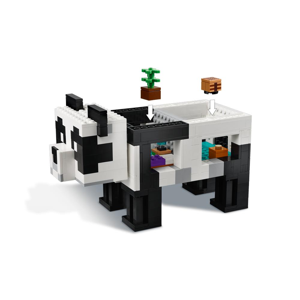 Foto 4 pulgar | Lego Minecraft El Refugio de los Pandas