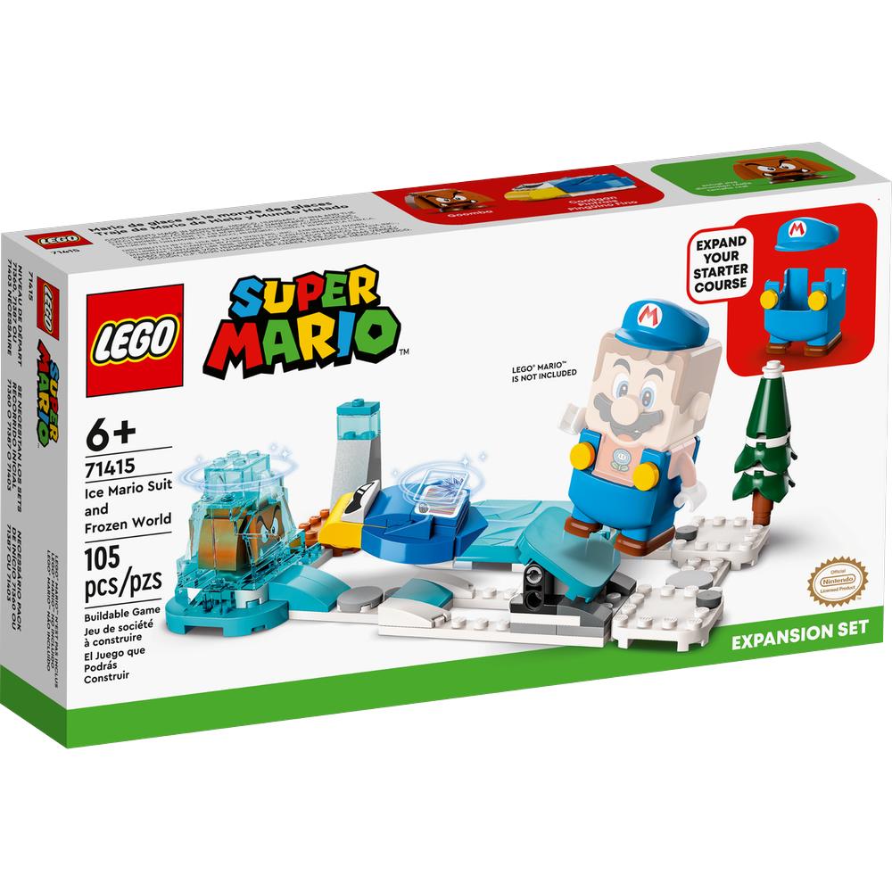 Lego Super Mario Set De Expansión: Traje De Mario De Hielo Y Mundo Helado 71415 de 105 Piezas