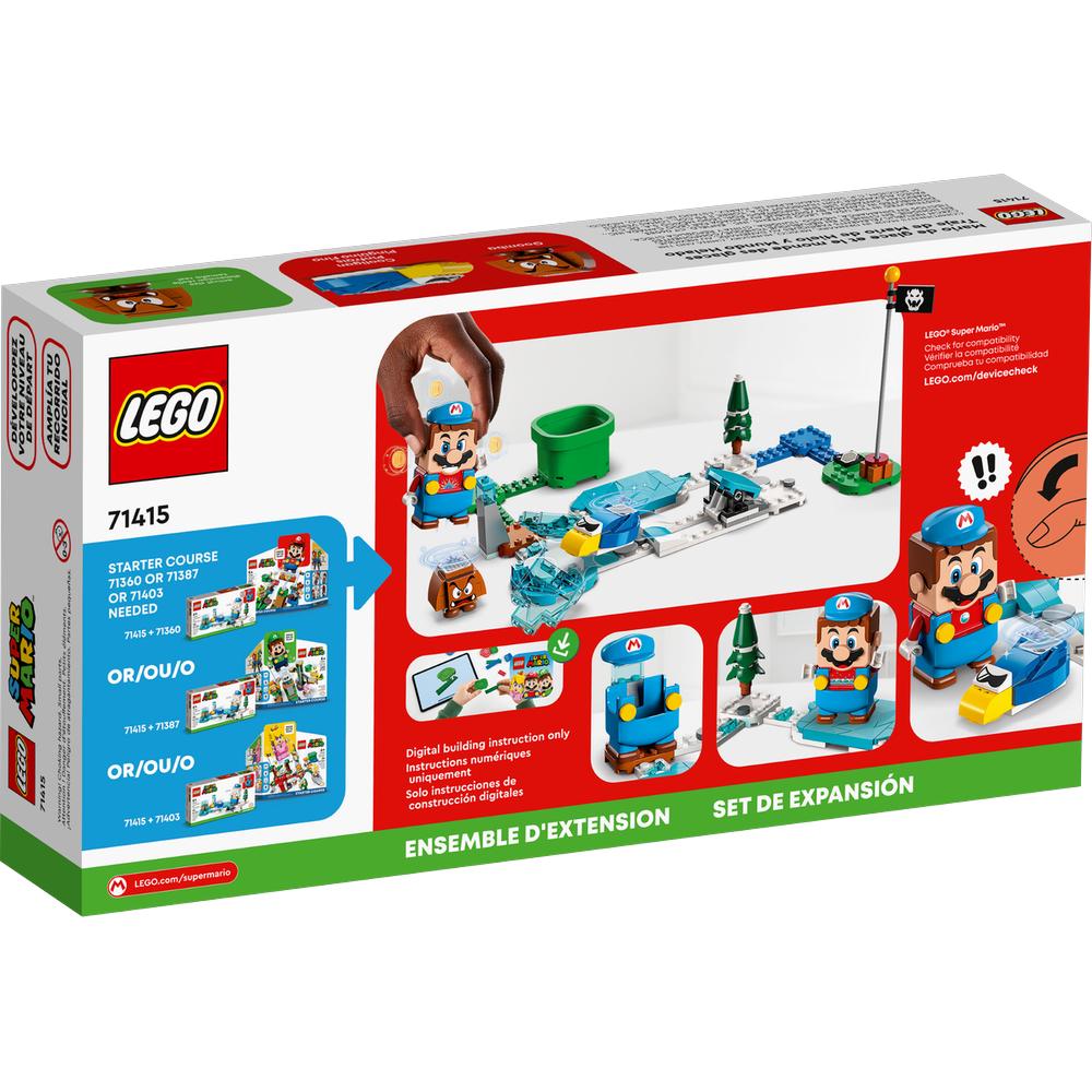 Foto 5 pulgar | Lego Super Mario Set De Expansión: Traje De Mario De Hielo Y Mundo Helado 71415 de 105 Piezas