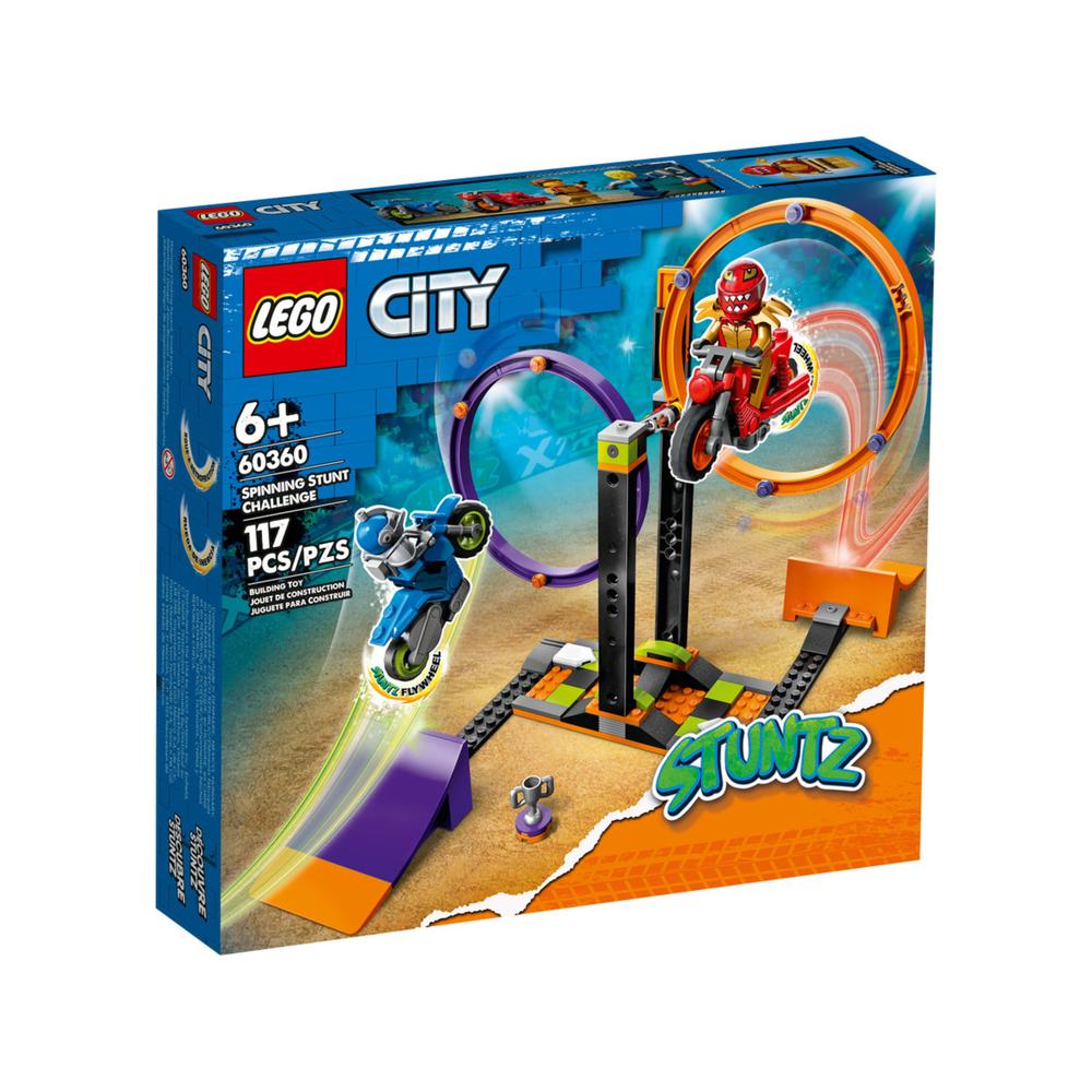 Lego City Stuntz Desafio Acrobatico: Anillos Giratorios 60360 de 117 Piezas