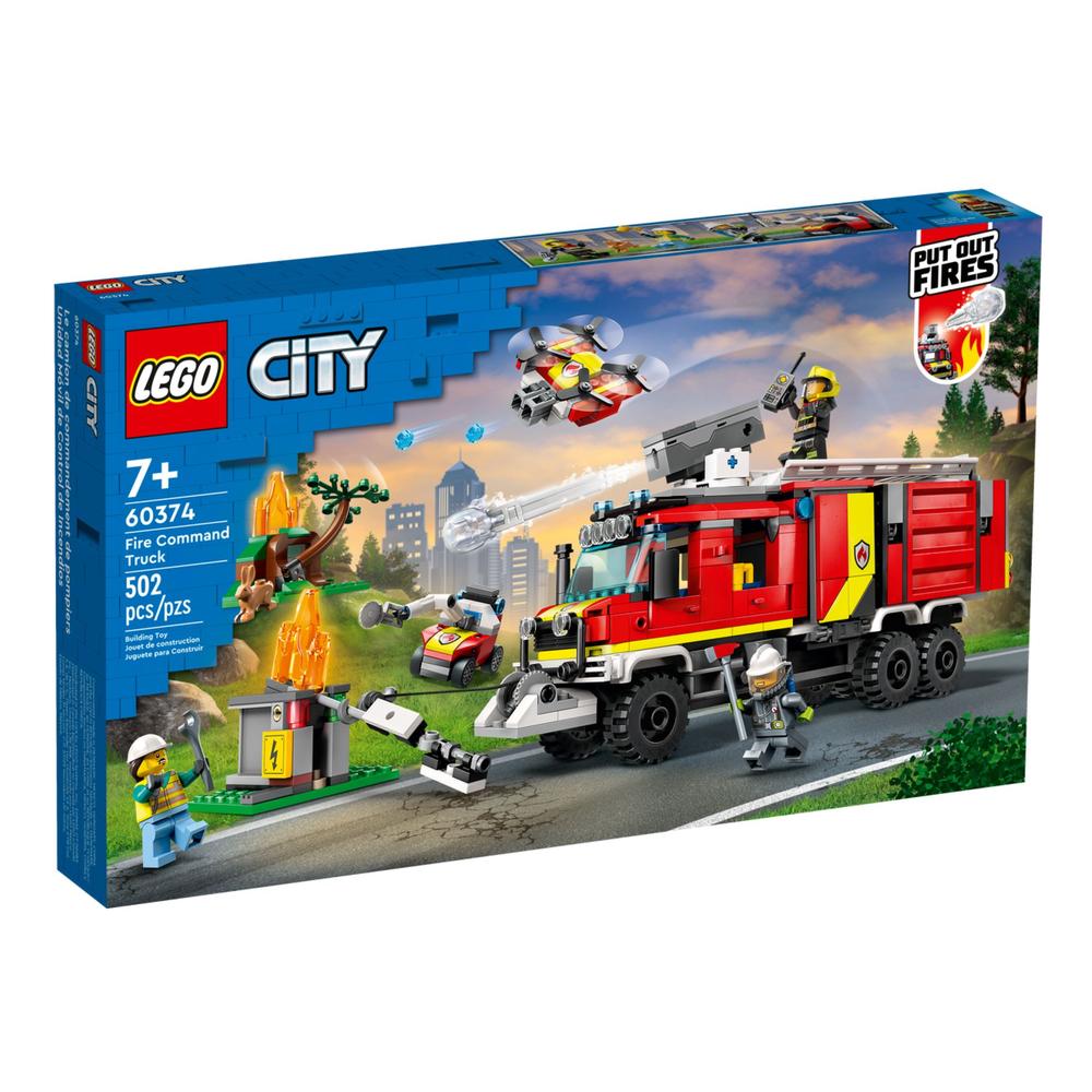 Lego City Unidad Movil De Control De Incendios