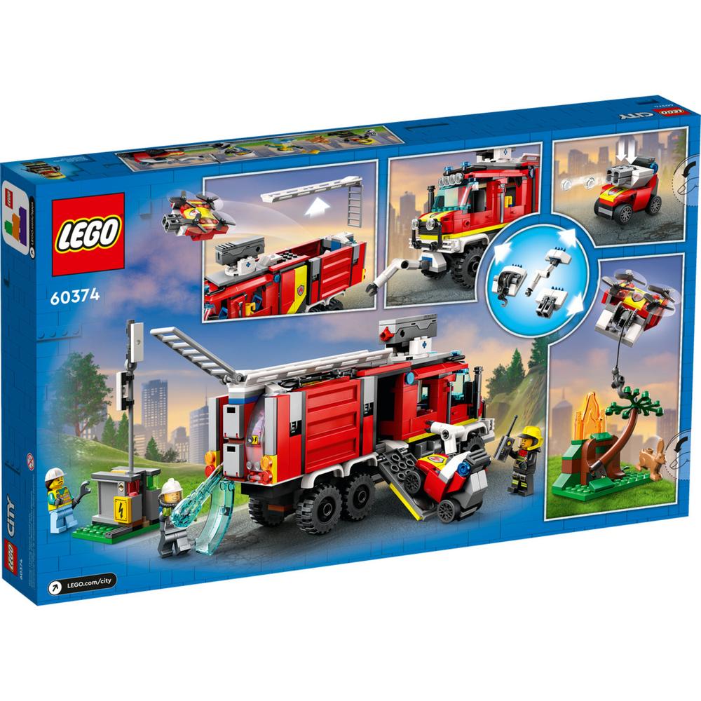 Foto 4 | Lego City Unidad Movil De Control De Incendios