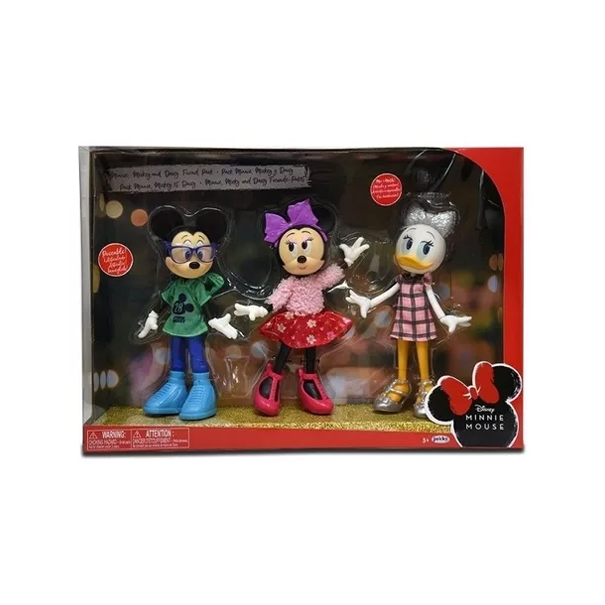 Set de Muñecos Minnie/Mickey/Daisy Multicolor