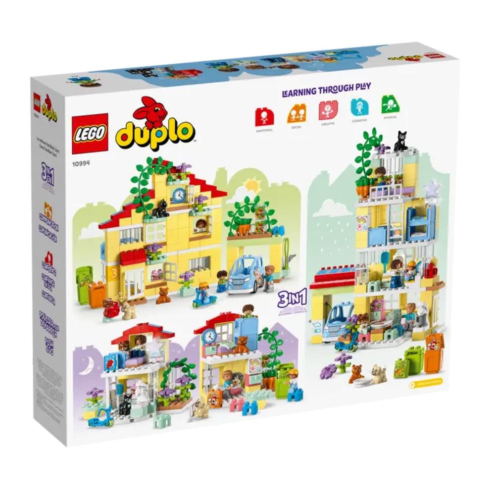 Foto 5 | Set de Juego Lego Duplo Casa Familiar 3 en 1 10994