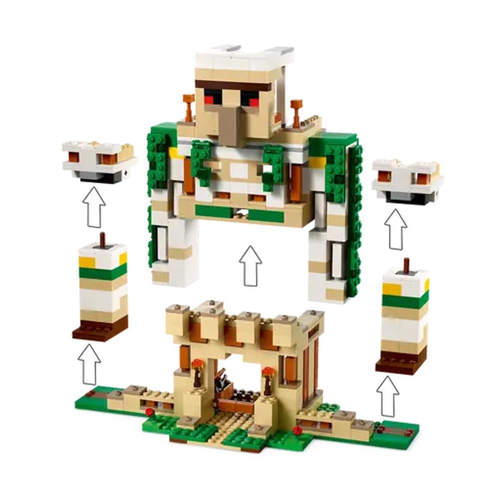 Foto 4 pulgar | Set De Juego Lego Minecraft La Fortaleza Del Golem De Hierro 21250