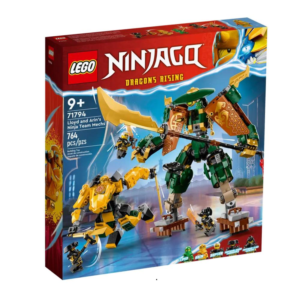 Foto 2 pulgar | Lego Ninjago Mecas Del Equipo Ninja De Lloyd Y Arin 71794