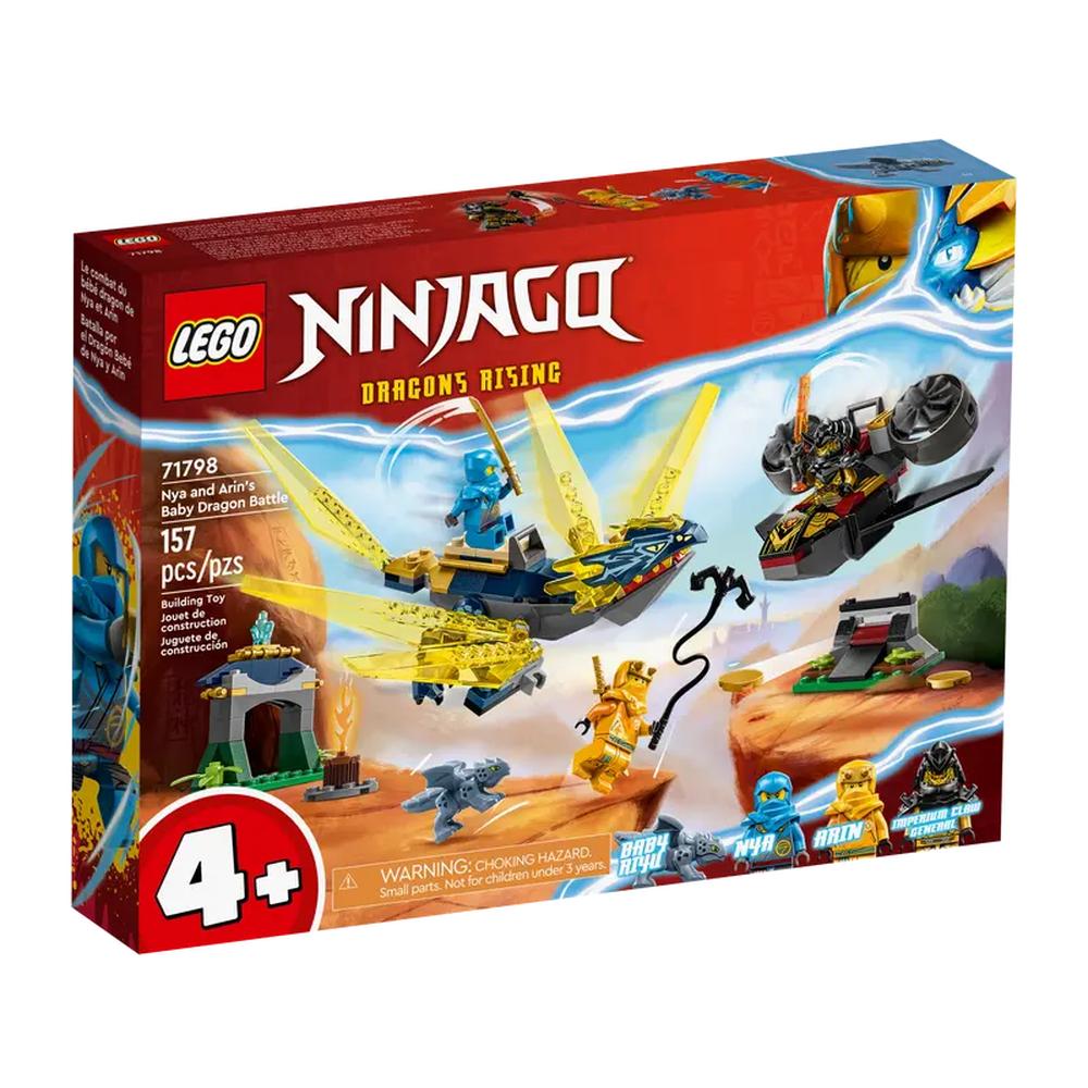 Foto 2 pulgar | Lego Ninjago Batalla Por El Dragon Bebe De Nya Y Arin 71798
