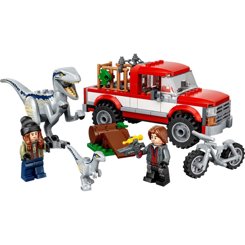 Foto 4 pulgar | Lego Jurassic World Captura De Los Velocirraptores Blue Y Beta 76946