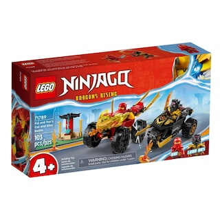 Foto 1 | Lego Ninjago Batalla En Coche y Moto De Kai y Ras 71789