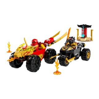 Foto 3 | Lego Ninjago Batalla En Coche y Moto De Kai y Ras 71789